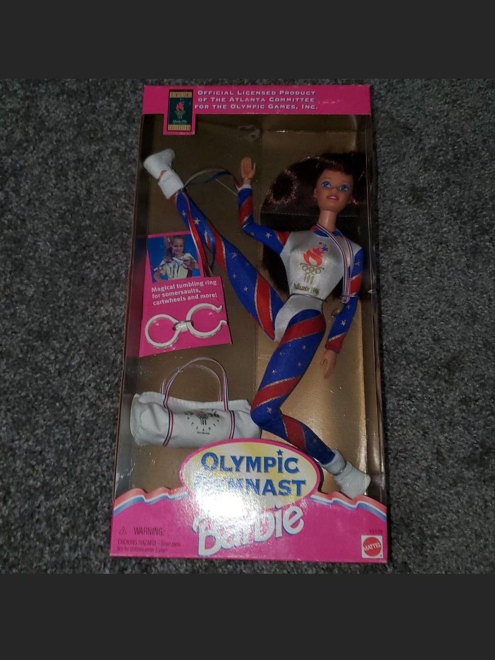 Vintage 1994 Mattel Olympic Gymnast Barbie Doll